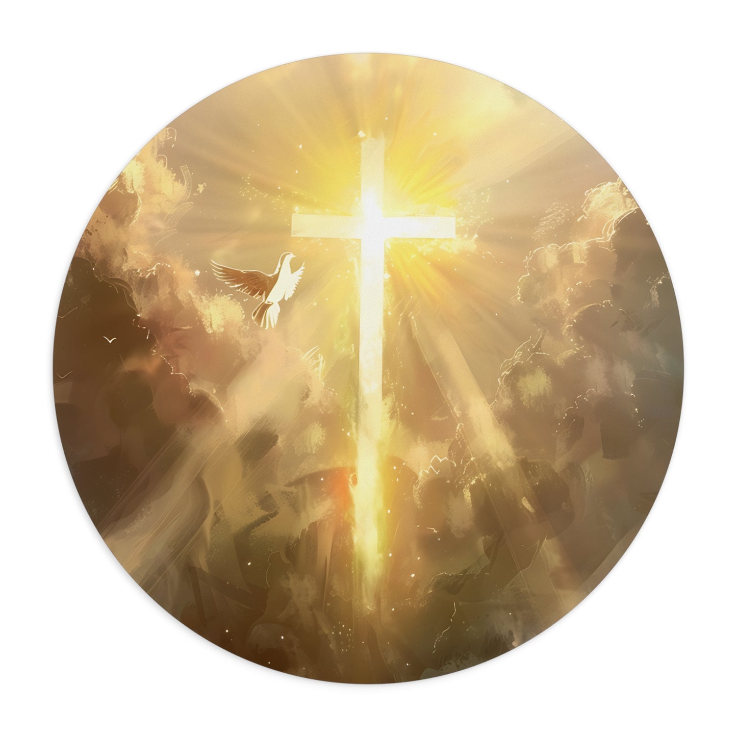 Gold Cross | Mouse Pad