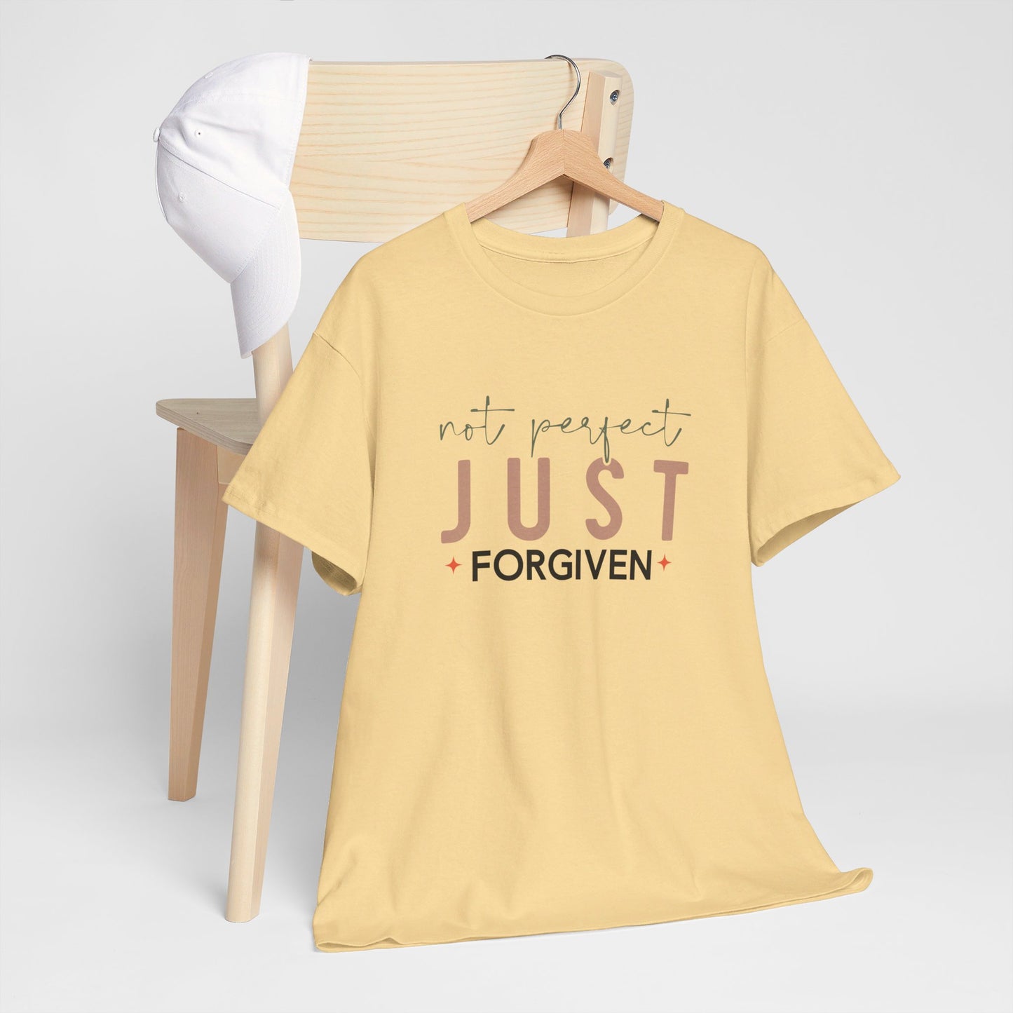 Not Perfect - Just Forgiven T-Shirt | Christian Apparel