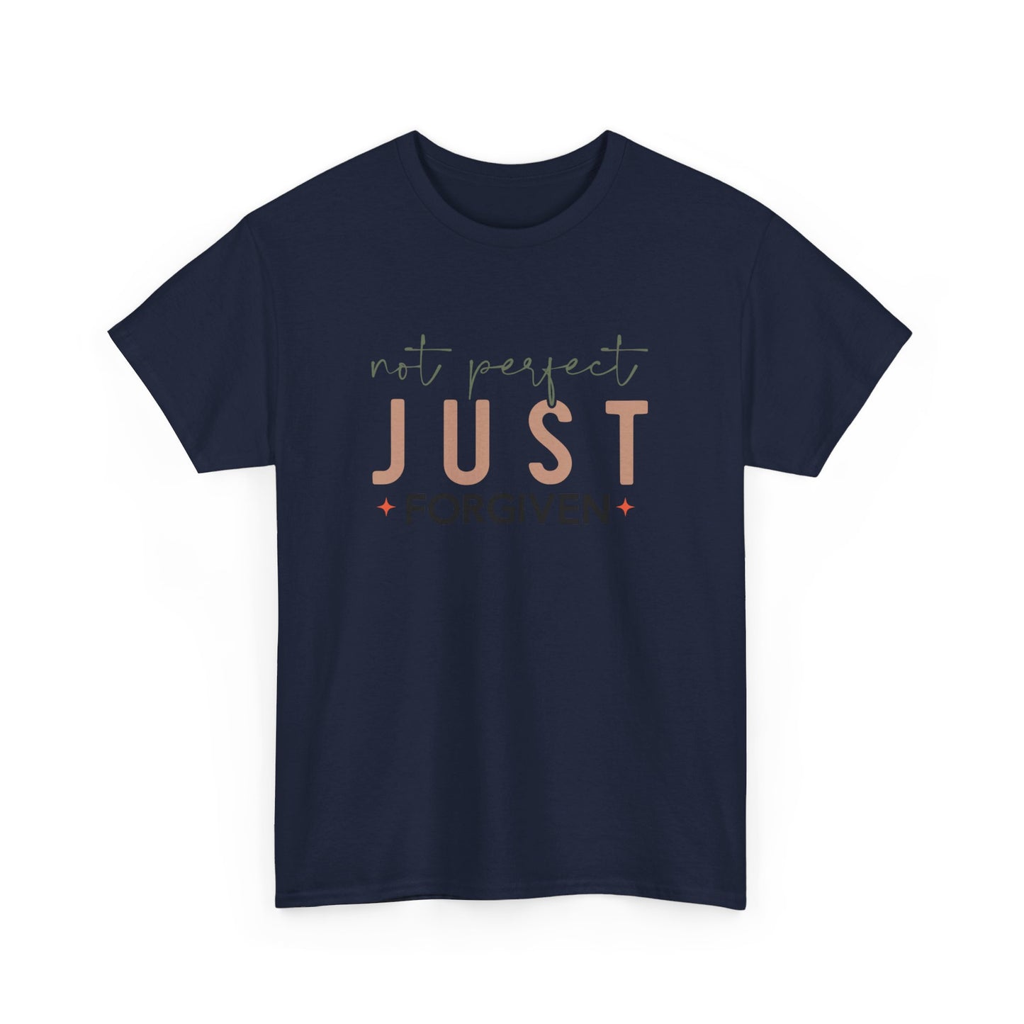 Not Perfect - Just Forgiven T-Shirt | Christian Apparel