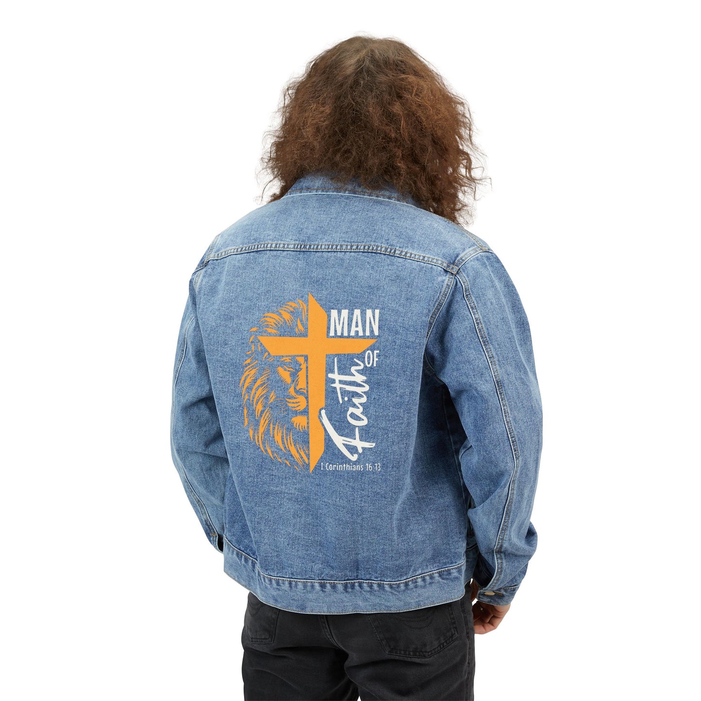 Men Of Faith | Men's Denim Jacket