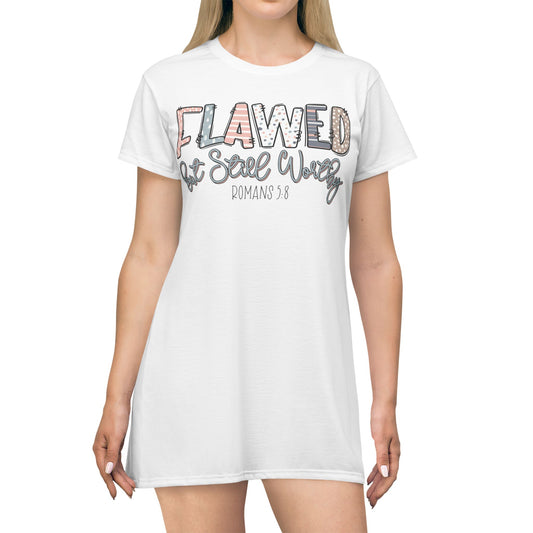 Flawed But Still Worthy | Women's T-shirt Dress