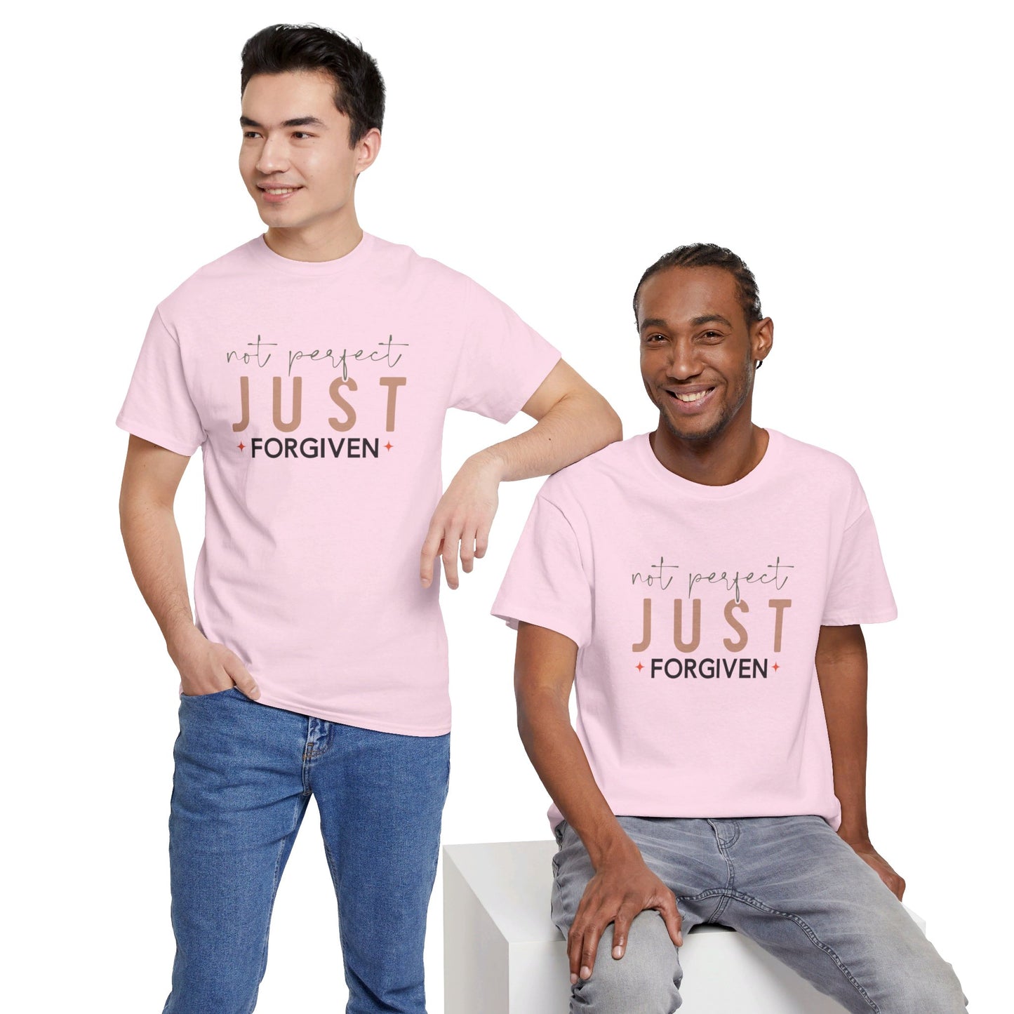 Not Perfect - Just Forgiven T-Shirt | Christian Apparel