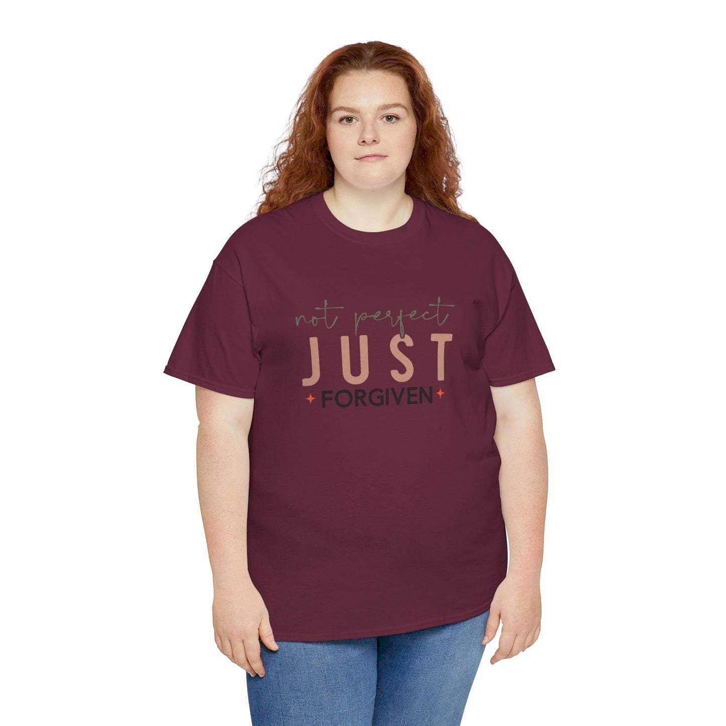 Not Perfect - Just Forgiven T-Shirt | Christian Apparel