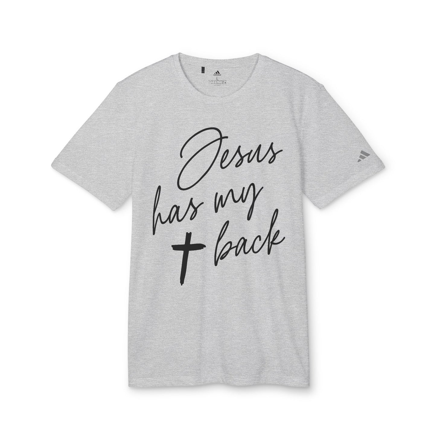 Jesus Has My Back | Women's Sport T-shirt by adidas®