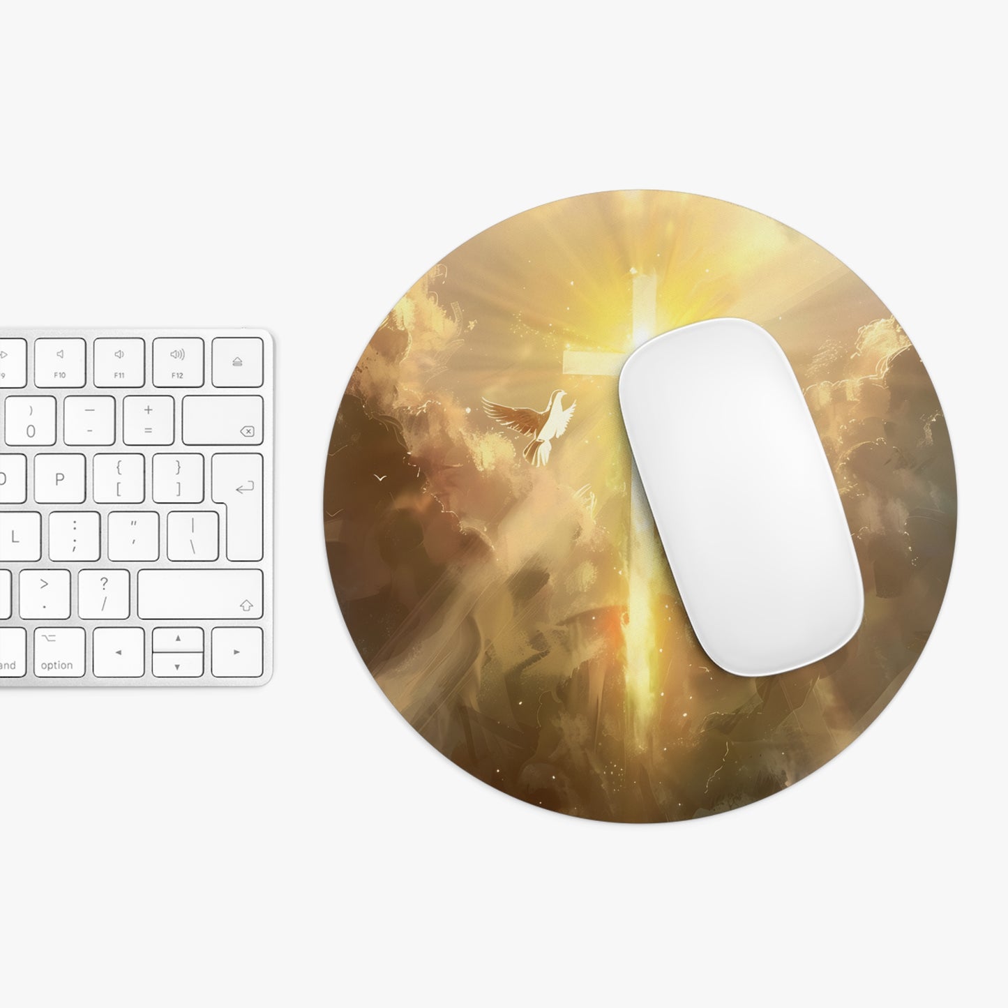 Gold Cross | Mouse Pad