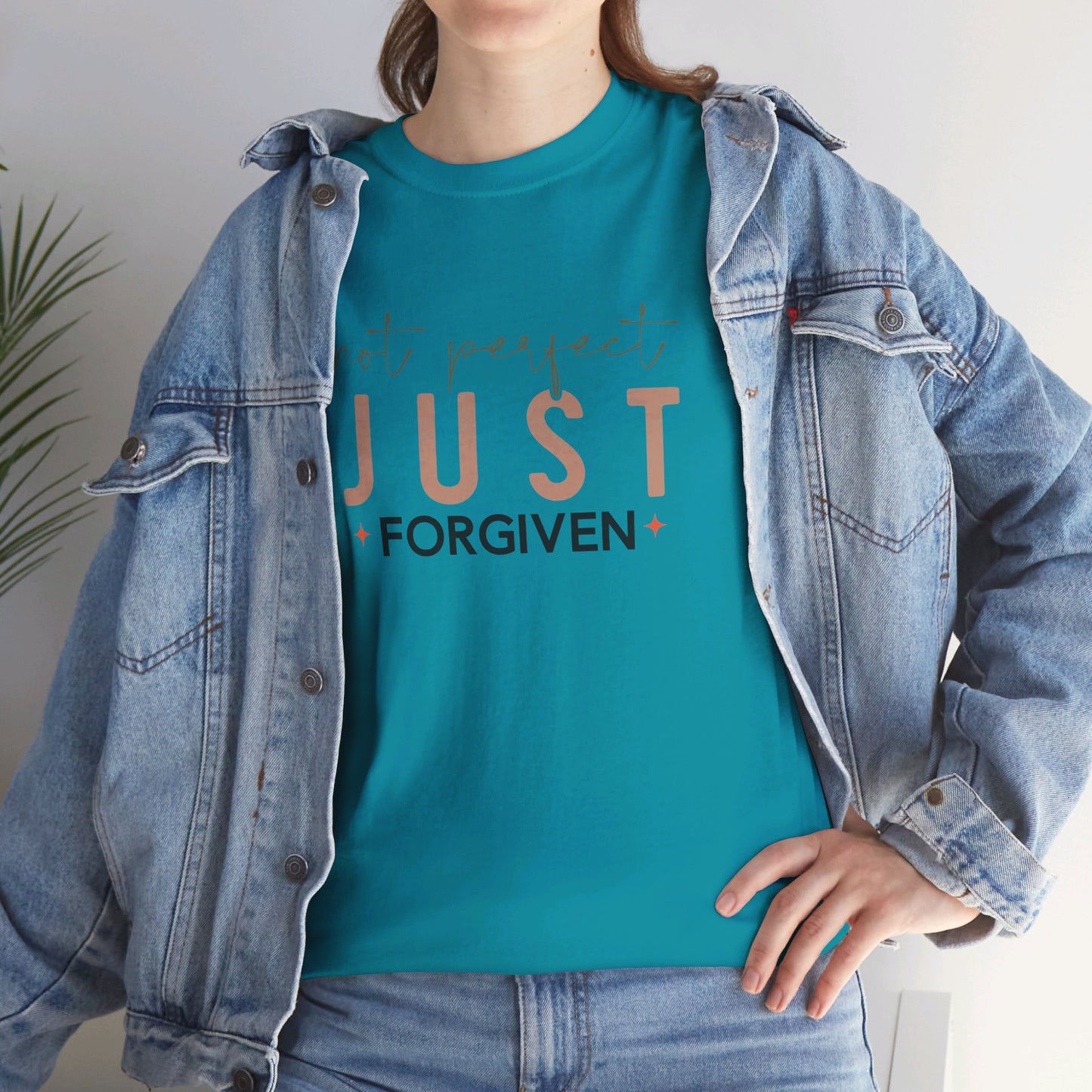 Not Perfect - Just Forgiven T-Shirt | Christian Apparel