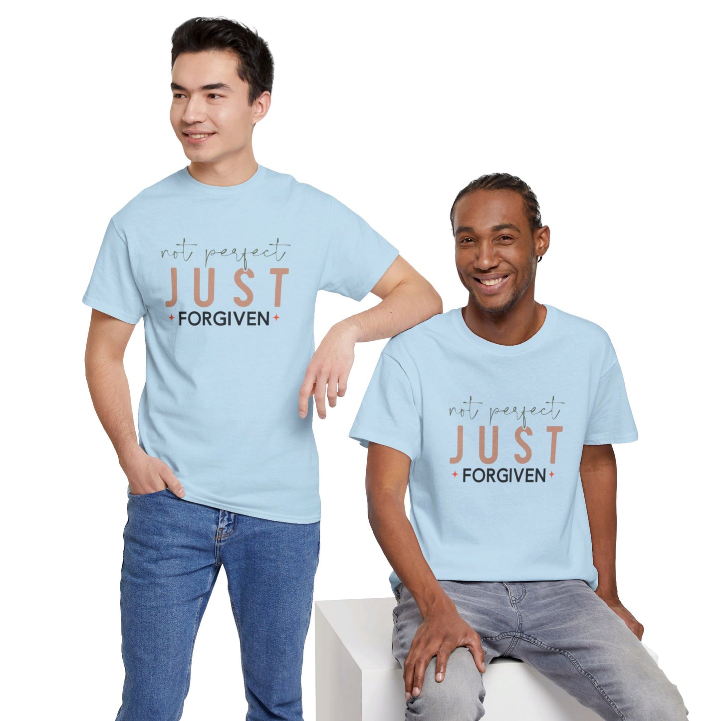 Not Perfect - Just Forgiven T-Shirt | Christian Apparel